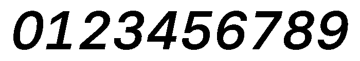 BasierSquareMono MediumItalic Font OTHER CHARS