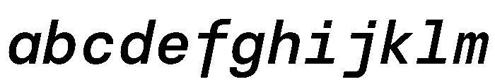 BasierSquareMono MediumItalic FONT