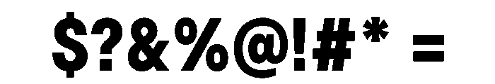 BasierSquareNarrow Bold Font OTHER CHARS
