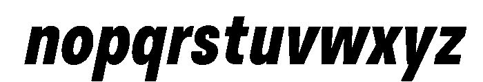 BasierSquareNarrow BoldItalic Font LOWERCASE