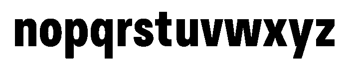 BasierSquareNarrow Bold Font LOWERCASE