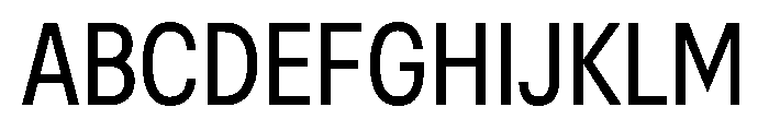 BasierSquareNarrow Regular Font UPPERCASE