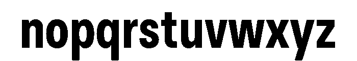BasierSquareNarrow SemiBold Font LOWERCASE
