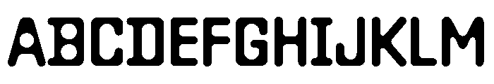 BasteA Regular Font UPPERCASE