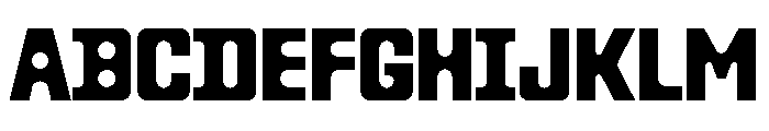BasteB Black Font UPPERCASE