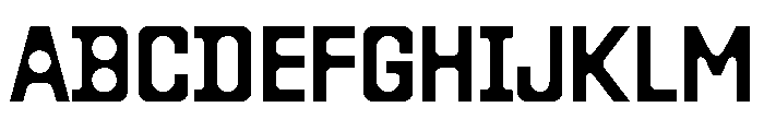 BasteB Regular Font UPPERCASE