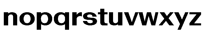 Bazaine Bold Font LOWERCASE
