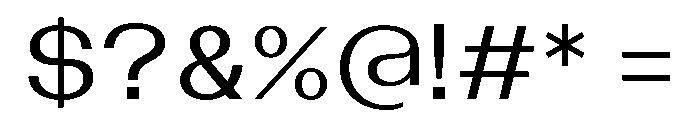 Bazaine Book Font OTHER CHARS