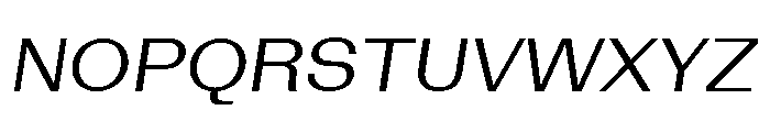 Bazaine BookItalic Font UPPERCASE