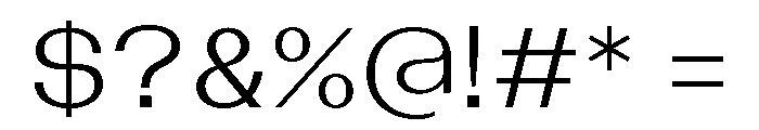 Bazaine Light Font OTHER CHARS