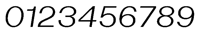 Bazaine LightItalic Font OTHER CHARS