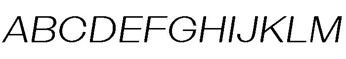 Bazaine LightItalic Font UPPERCASE