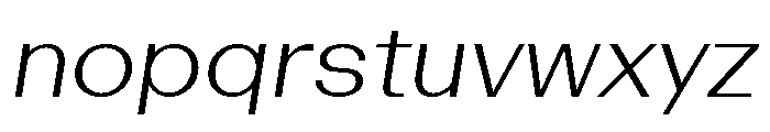 Bazaine LightItalic Font LOWERCASE