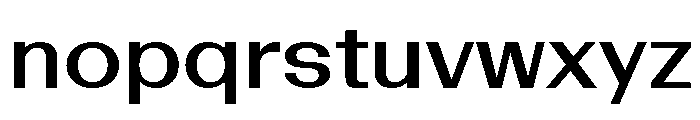 Bazaine Medium Font LOWERCASE