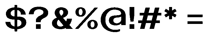 Bazaine Semibold Font OTHER CHARS