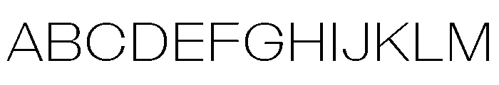 Bazaine Thin Font UPPERCASE