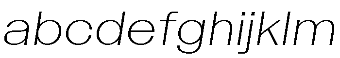 Bazaine ThinItalic FONT