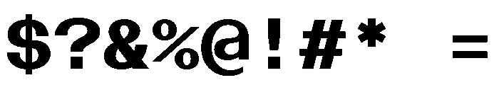 BazaineMono Bold Font OTHER CHARS