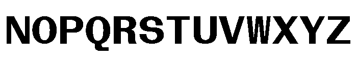 BazaineMono Bold Font UPPERCASE