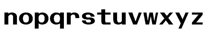 BazaineMono Bold Font LOWERCASE