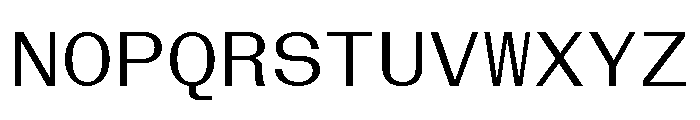 BazaineMono Book Font UPPERCASE