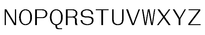 BazaineMono Light Font UPPERCASE
