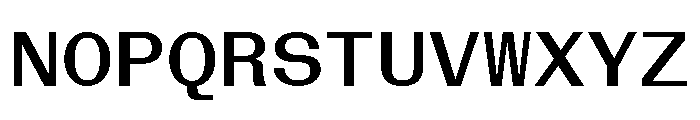 BazaineMono Medium Font UPPERCASE