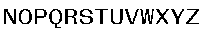 BazaineMono Regular Font UPPERCASE