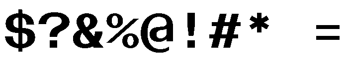 BazaineMono Semibold Font OTHER CHARS