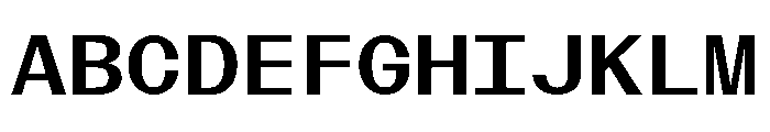 BazaineMono Semibold Font UPPERCASE