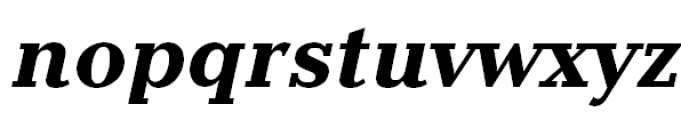 Baltica ExtraBold Italic Font LOWERCASE