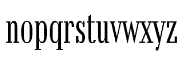 Baltica ExtraCond Font LOWERCASE