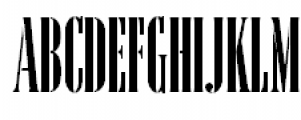 Bardi Regular Font UPPERCASE