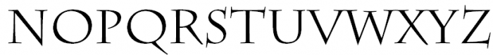Barry Gothic Regular Font UPPERCASE