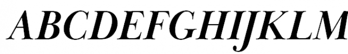 Baskerville Display PT Display Bold Italic Font UPPERCASE