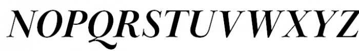 Baskerville Display PT Display Bold Italic Font UPPERCASE