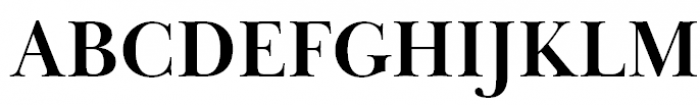 Baskerville Display PT Display Bold Font UPPERCASE