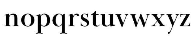 Baskerville Display PT Display Bold Font LOWERCASE