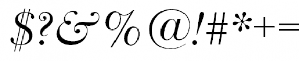 Baskerville Display PT Display Italic Font OTHER CHARS