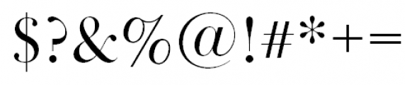 Baskerville Display PT Display Font OTHER CHARS