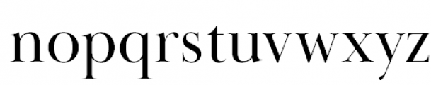 Baskerville Display PT Display Font LOWERCASE