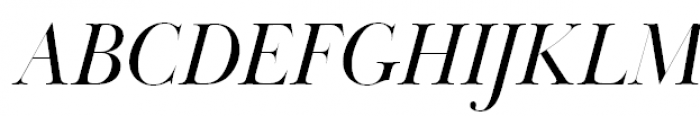 Baskerville Display PT Poster Italic Font UPPERCASE