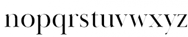 Baskerville Display PT Poster Font LOWERCASE