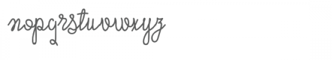 Baby Monogram LP Font LOWERCASE