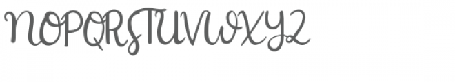 Ballerine Script Font UPPERCASE