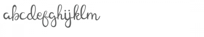 Ballerine Script Font LOWERCASE