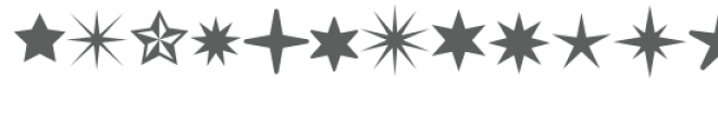 basic stars doodlebat Font UPPERCASE