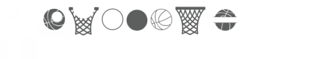basketball frames and monograms font Font OTHER CHARS