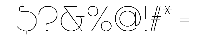 Babylon Nouveau Regular Font OTHER CHARS