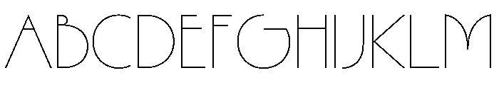 Babylon Nouveau Regular Font UPPERCASE
